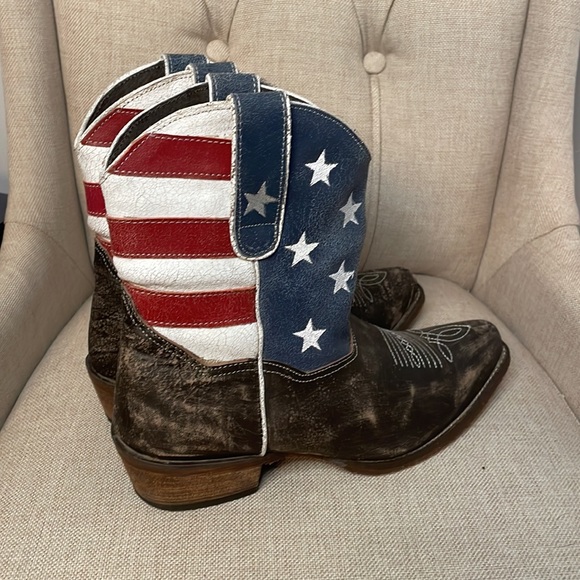 Women’s Roper Flag Boots - Picture 4 of 9